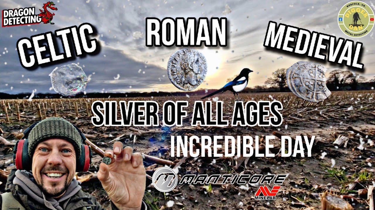 Silver Of All Ages | Celtic, Roman and Medieval | Incredible Day | Metal Detecting UK | #viral #soil