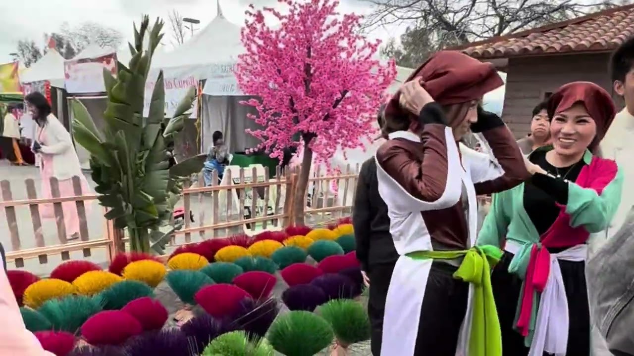 Dạo Bước Hội Hoa Xuân Sạn Jose 🌸Không khí Tết Việt nơi xứ người 
