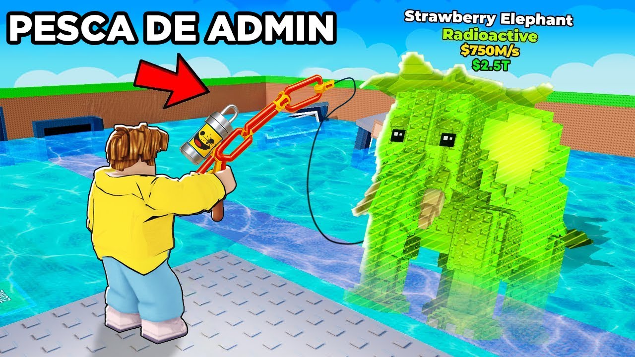 DESAFIO $0 → 1 TRILHÃO em 30 MINUTOS no Roblox (PESCA ADMIN)