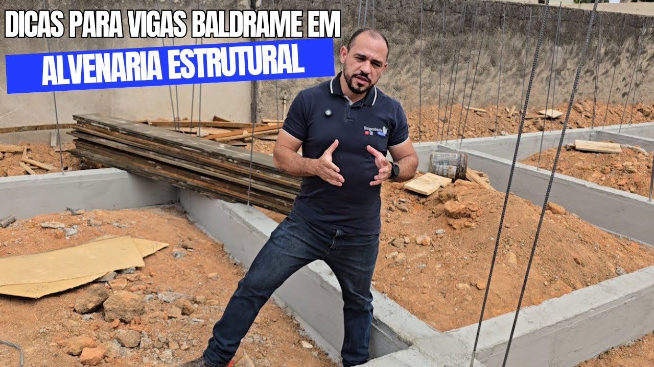 BALDRAME DE FUNDA&Ccedil;&Atilde;O para ALVENARIA ESTRUTURAL