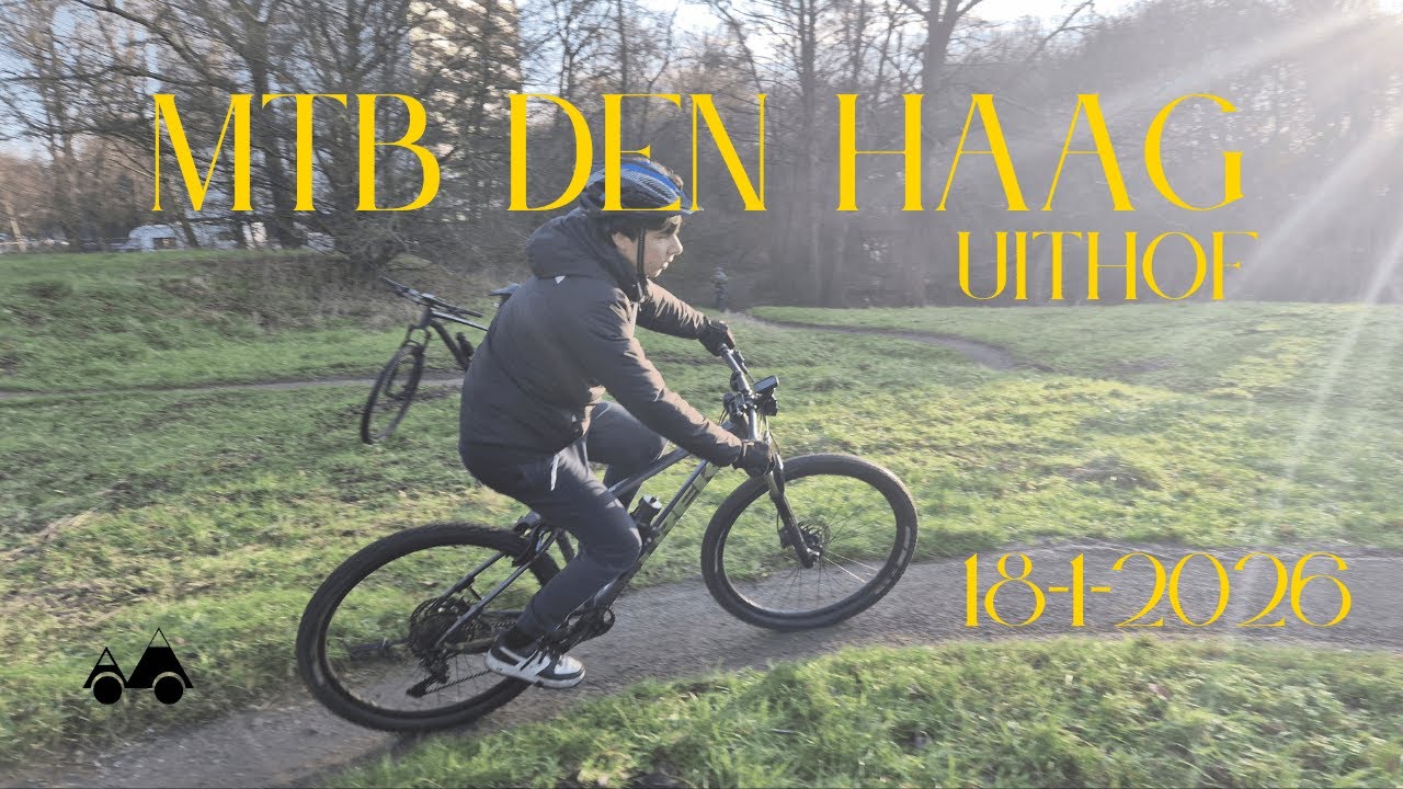 ☀️🚵‍♂️ Januari Zon = Rondjes Knallen! | MTB Den Haag Uithof met Insta360 🎥😄 (18-1-2026)
