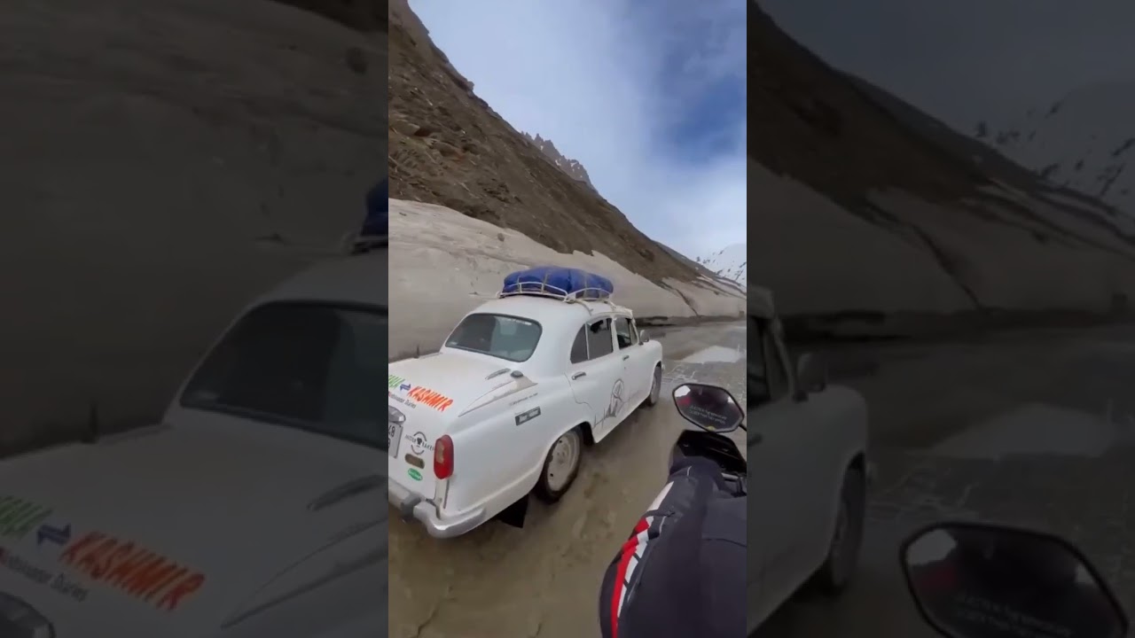 Kerala to Kashmir and Ladakh in Ambassador car  (Video courtesy @redwolf_vine).. #ambassadorcar