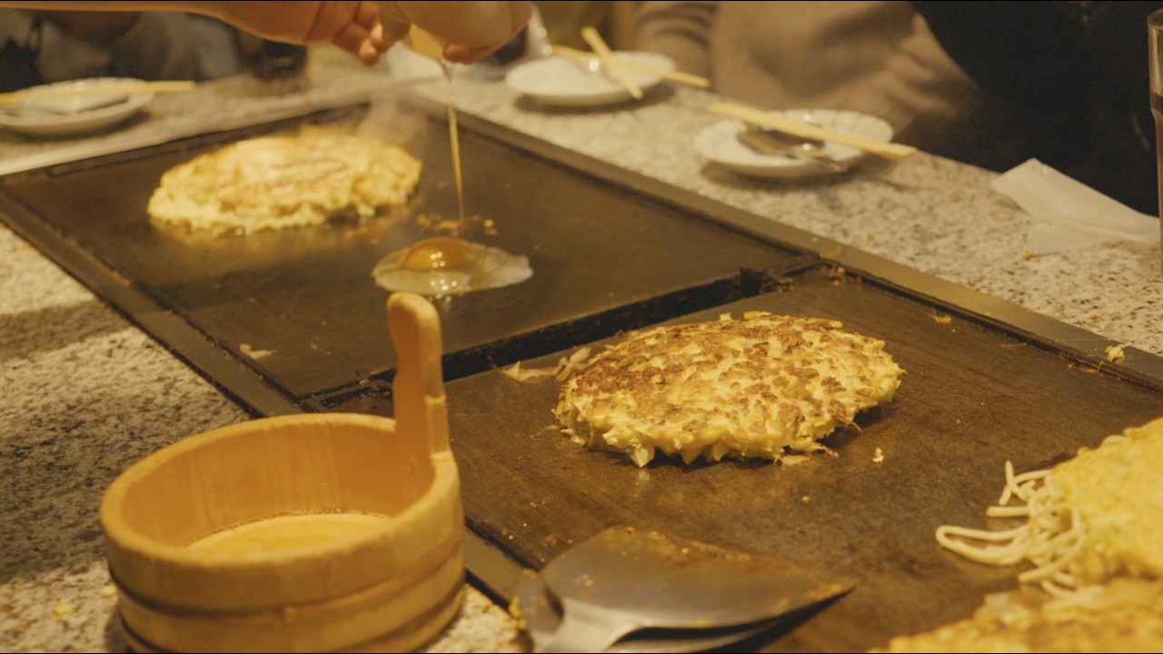 Osaka Street Food: Mizuno Okonomiyaki Dotonbori