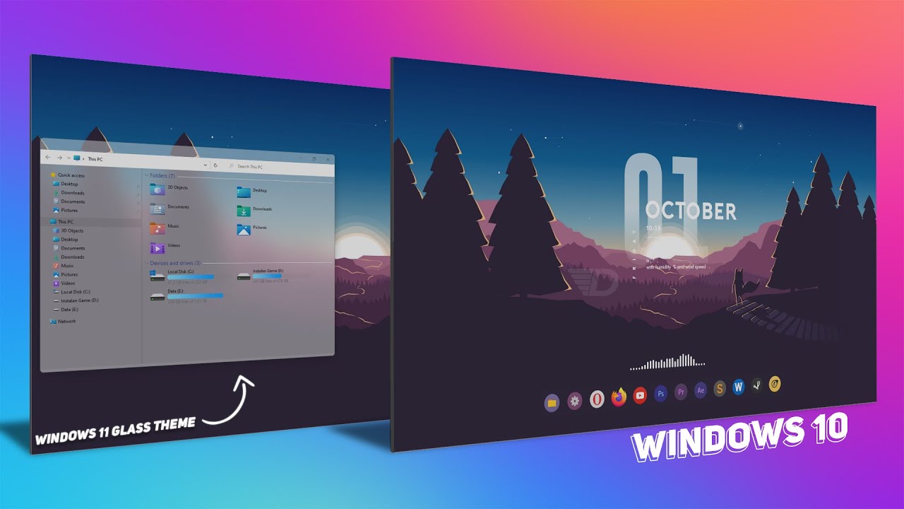 Cara Membuat Tampilan Windows 10 Lebih Menarik & Aesthetic - Makeover Your Desktop Episode 4