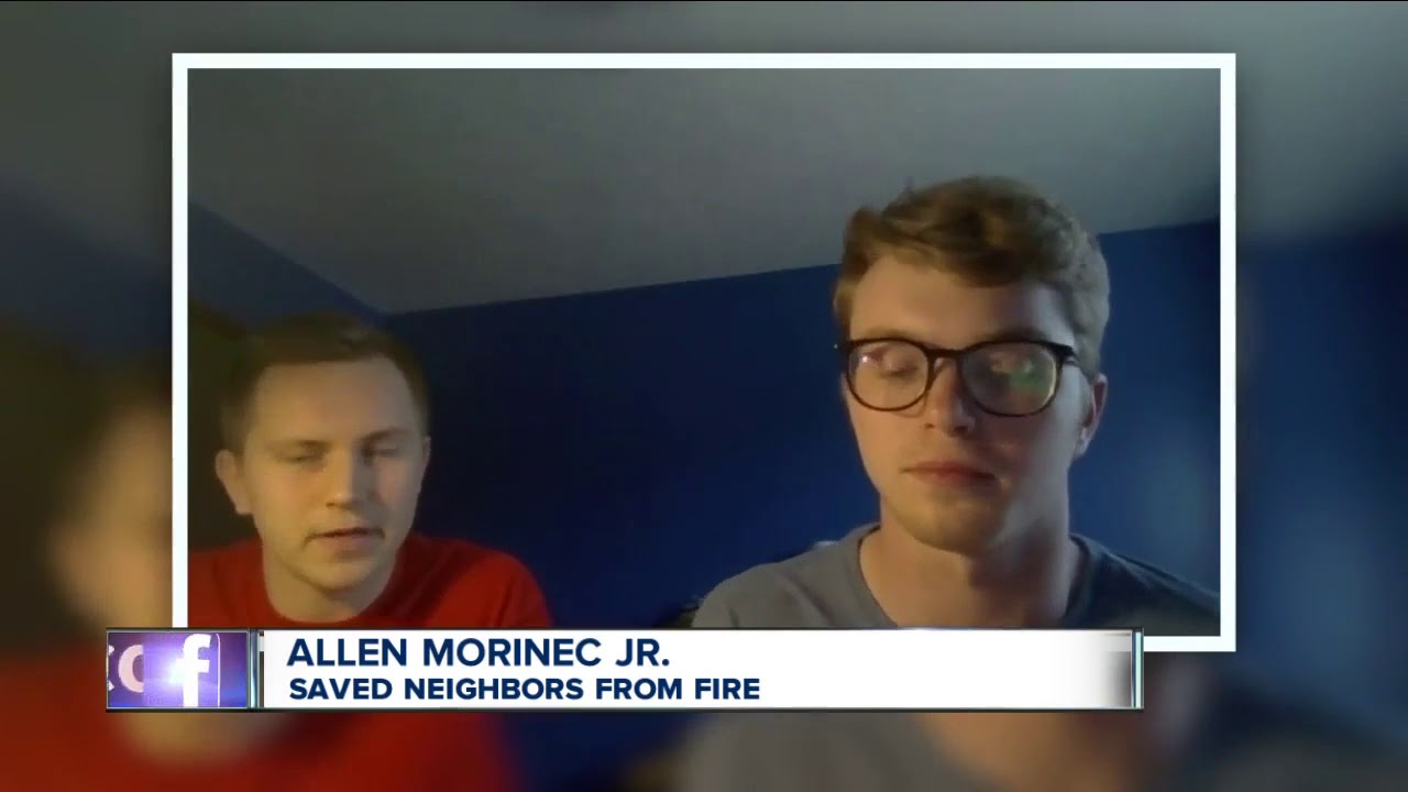 College students home due to COVID-19 extinguish neighbor's fire