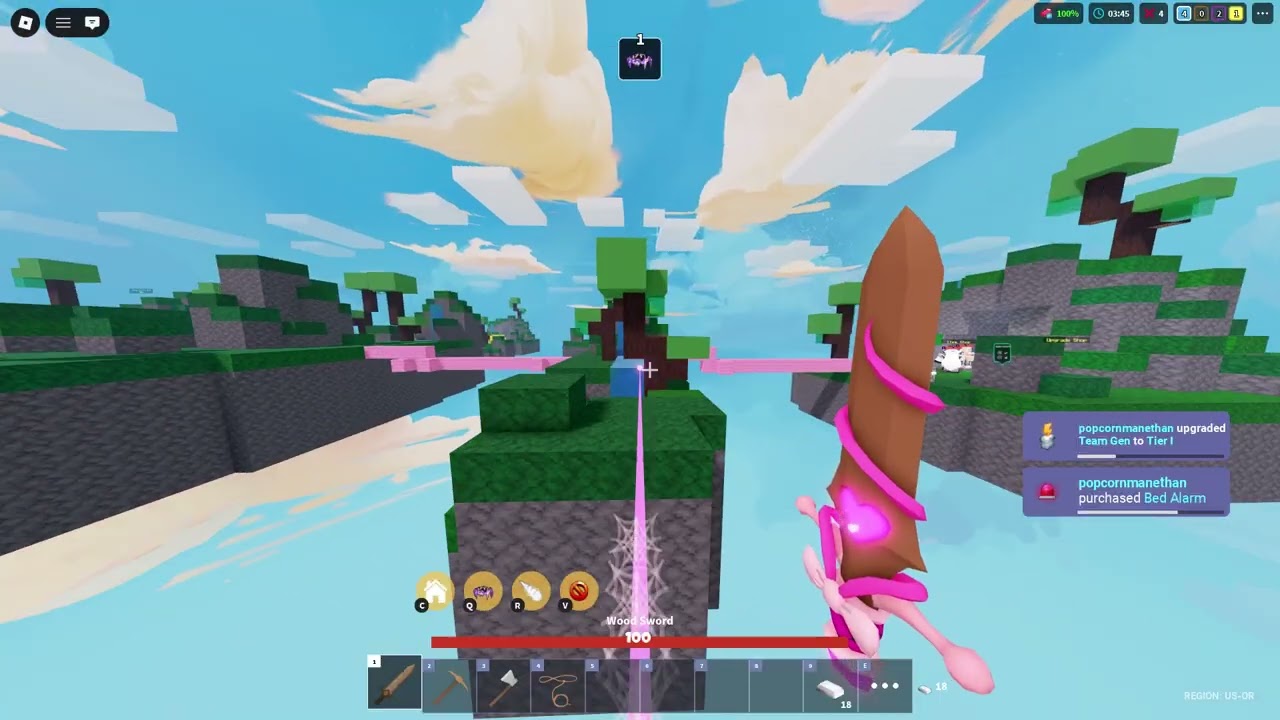 I haven't uploaded a bedwars video in a while