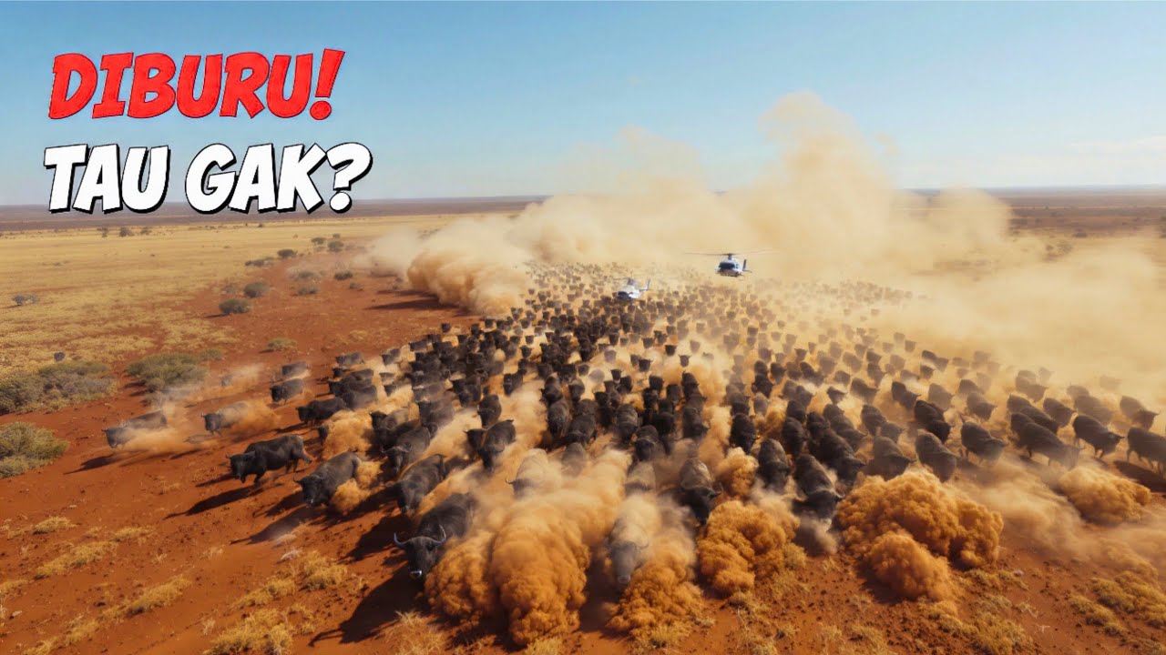 BAGAIMANA KERBAU INI DI ANGGAP LIAR DI AUSTRALIA