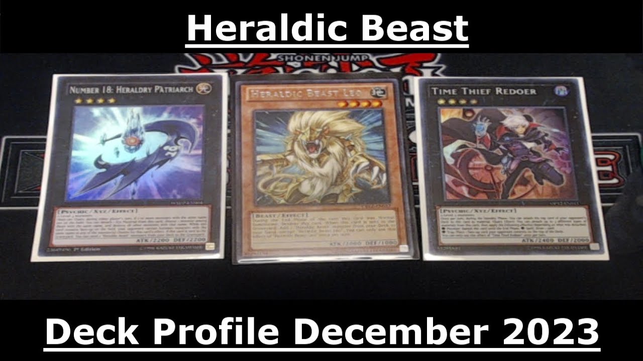 Heraldic Beast Yugioh Deck Profile December 2023