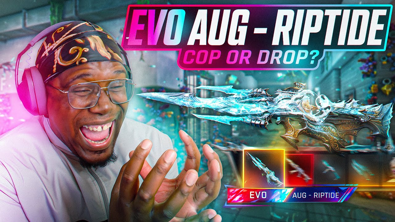 NEW EVO AUG RIPTIDE SKIN.... Cop or DROP