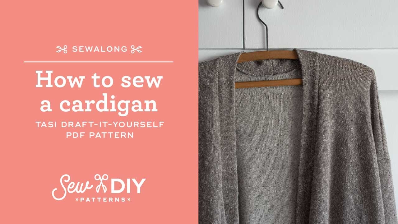 How to sew a cardigan using a serger