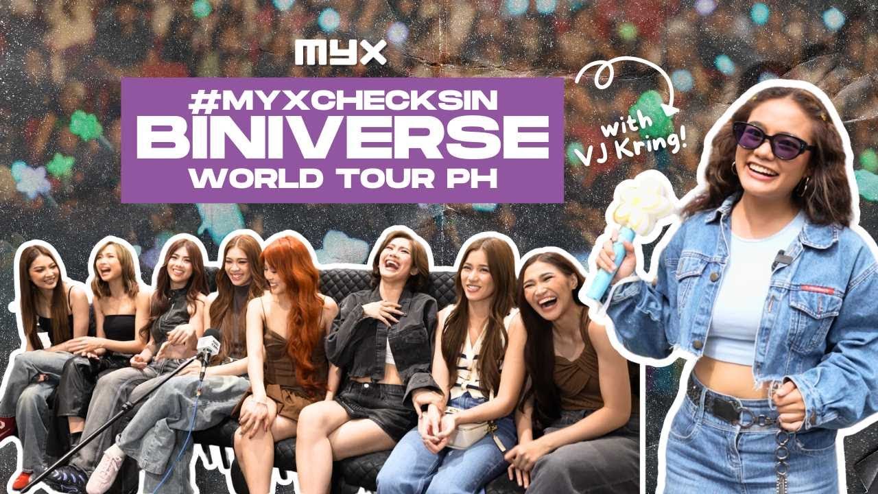 BINI sets their 2025 dreams with VJ Kring at BINIverse PH Arena | MYXChecksIn