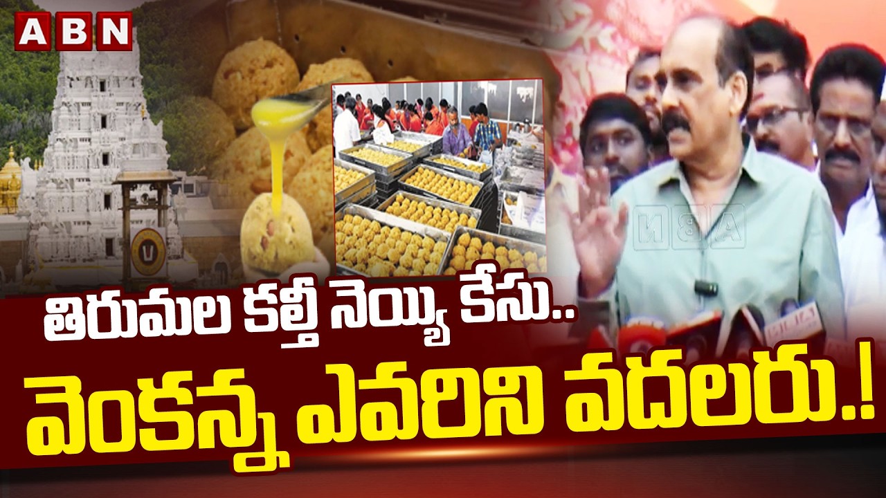 తిరుమల కల్తీ నెయ్యి కేసు.. వెంకన్న ఎవరిని వదలరు.! | Balineni Srinivasa Reddy Comments on Laddu Case