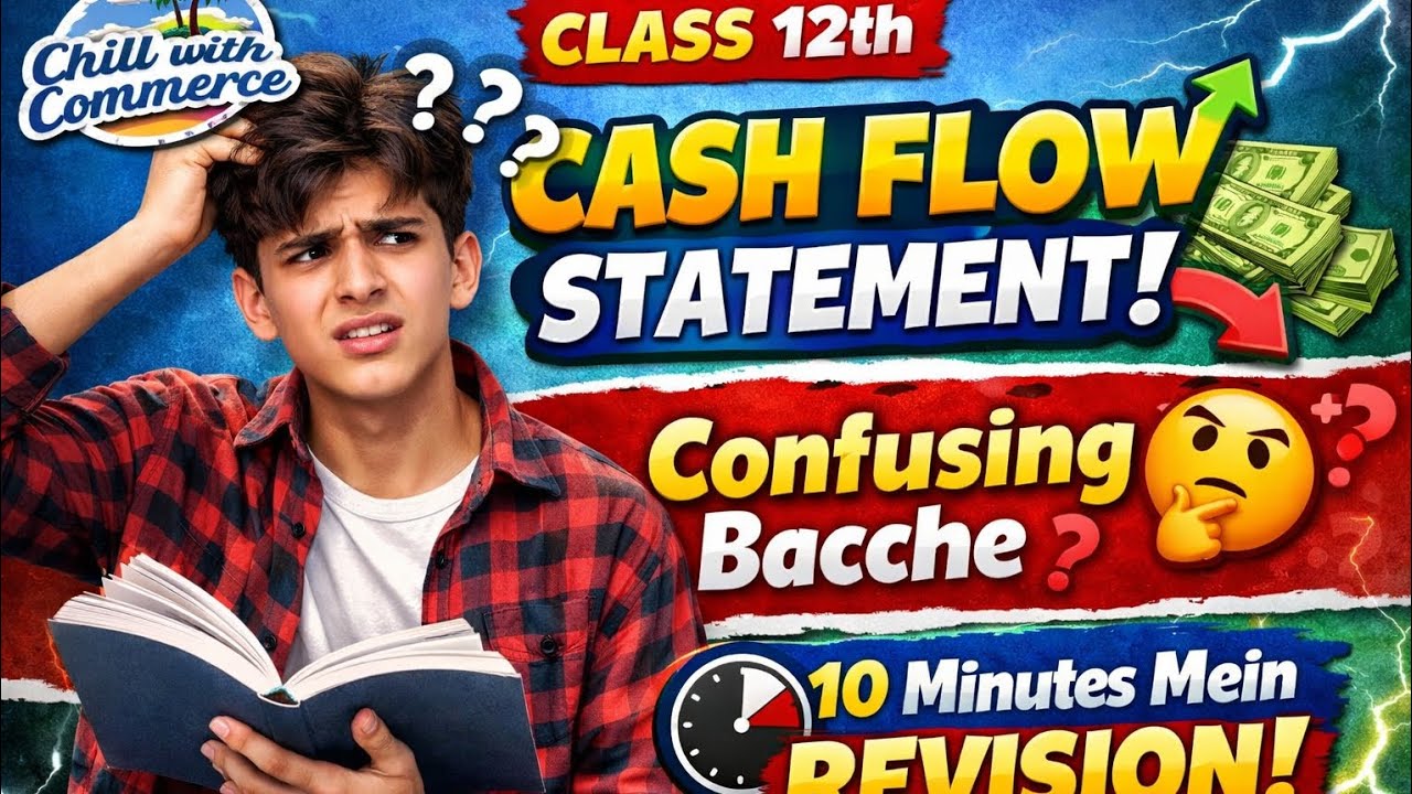 CLASS 12 | Cash flow statement |10 mins 