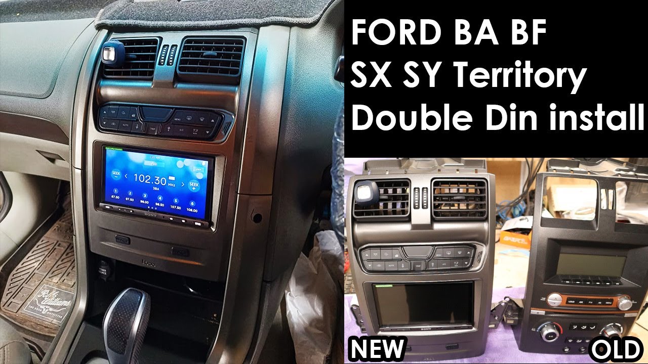 КАК УСТАНОВИТЬ ДВУХДИНАМИЧЕСКУЮ МАГНИТОФОННУЮ СИСТЕМУ ДЛЯ FORD BA BF FALCON И SX SY TERRITORY - A...