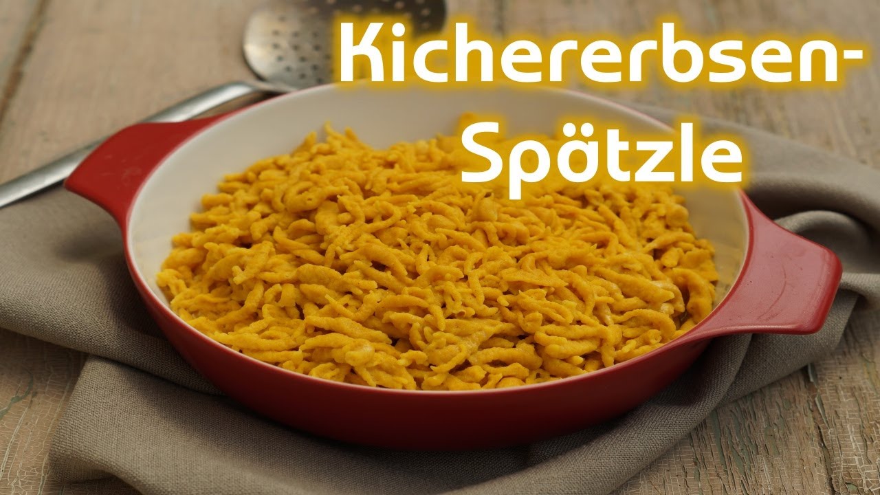 Kichererbsen-Spätzle | gesunde Spätzle | proteinreiches Rezept - mit Dagmar von Cramm