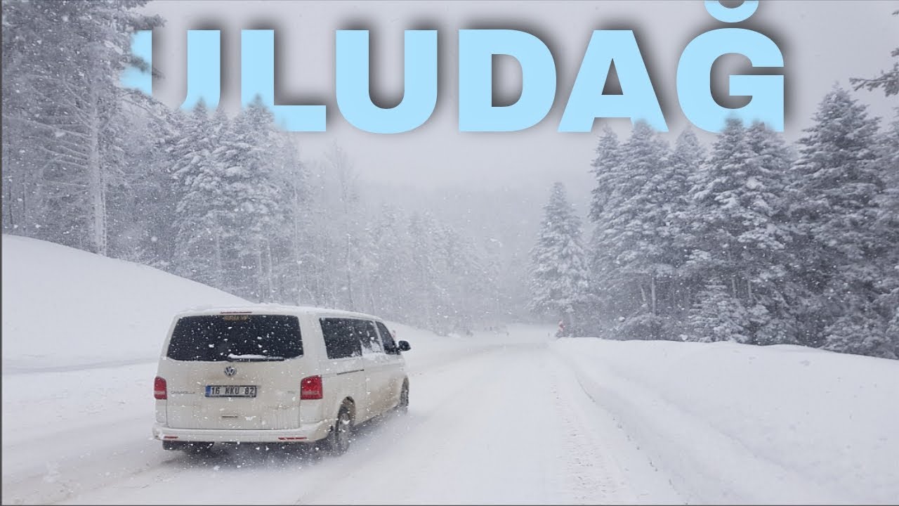Uludağ'da Kar Yağışı Altında Keyifli Bir Yürüyüş | Kar Videoları | Gezi Videoları