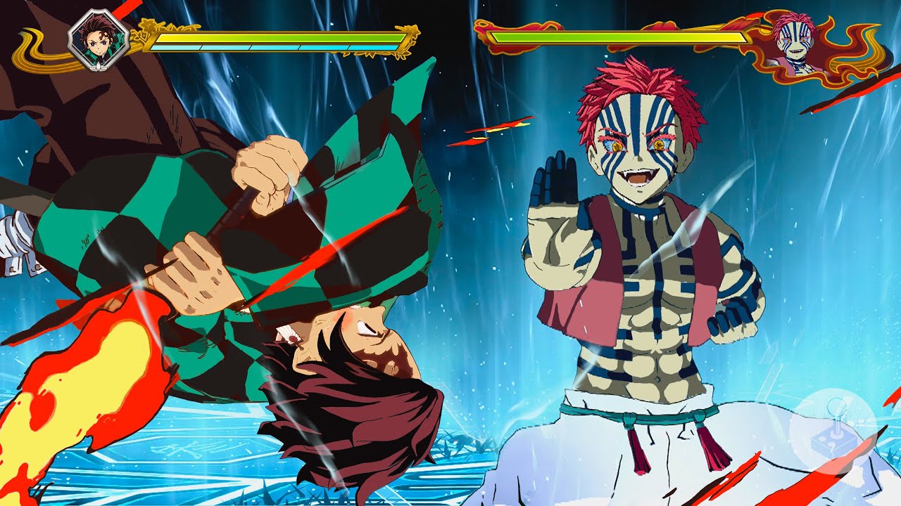 Tanjiro & Giyu VS Akaza Gameplay (4K) - Demon Slayer: Hinokami Chronicles 2