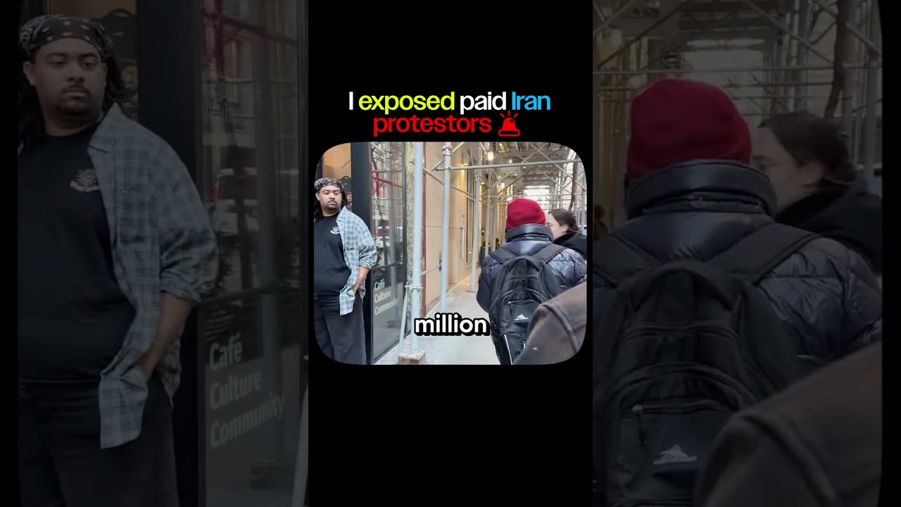 Nate Friedman Exposes Alleged Paid Iran Protesters 🔥#natefriedman #iran #iranprotests #uspolitics