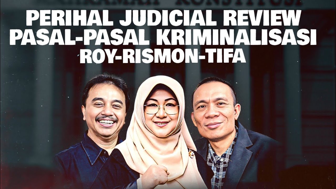ROY SURYO, RISMON SIANIPAR, DAN DR TIFA KE MAHKAMAH KONSTUTUSI
