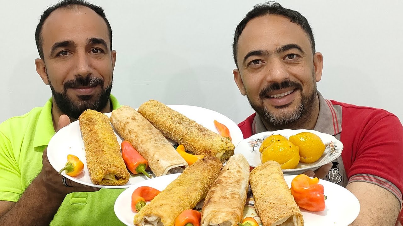 تحدي المنتظر 💪بين احمد ومحمد على رول الدجاج الطازج ما شاء الله عليك حبيب والديك