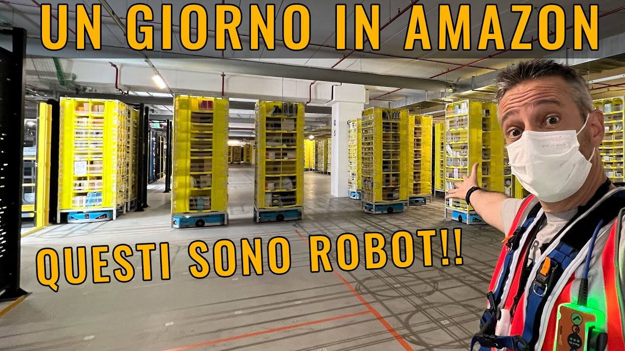 UN GIORNO IN AMAZON: dentro al MAGAZZINO ROBOTIZZATO