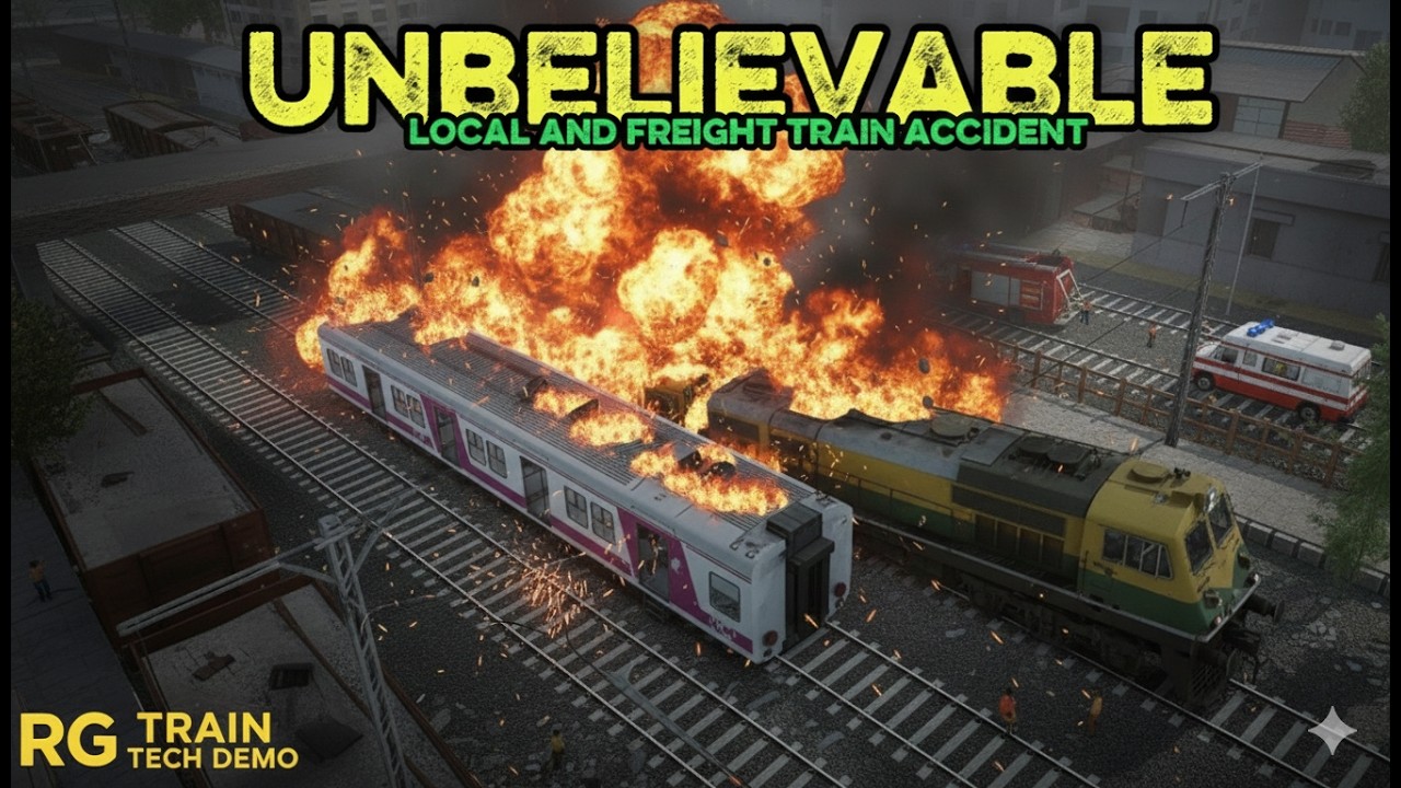 The Scariest Crash I’ve Ever Seen! 🚑💨 | RG TRAIN TECH DEMO