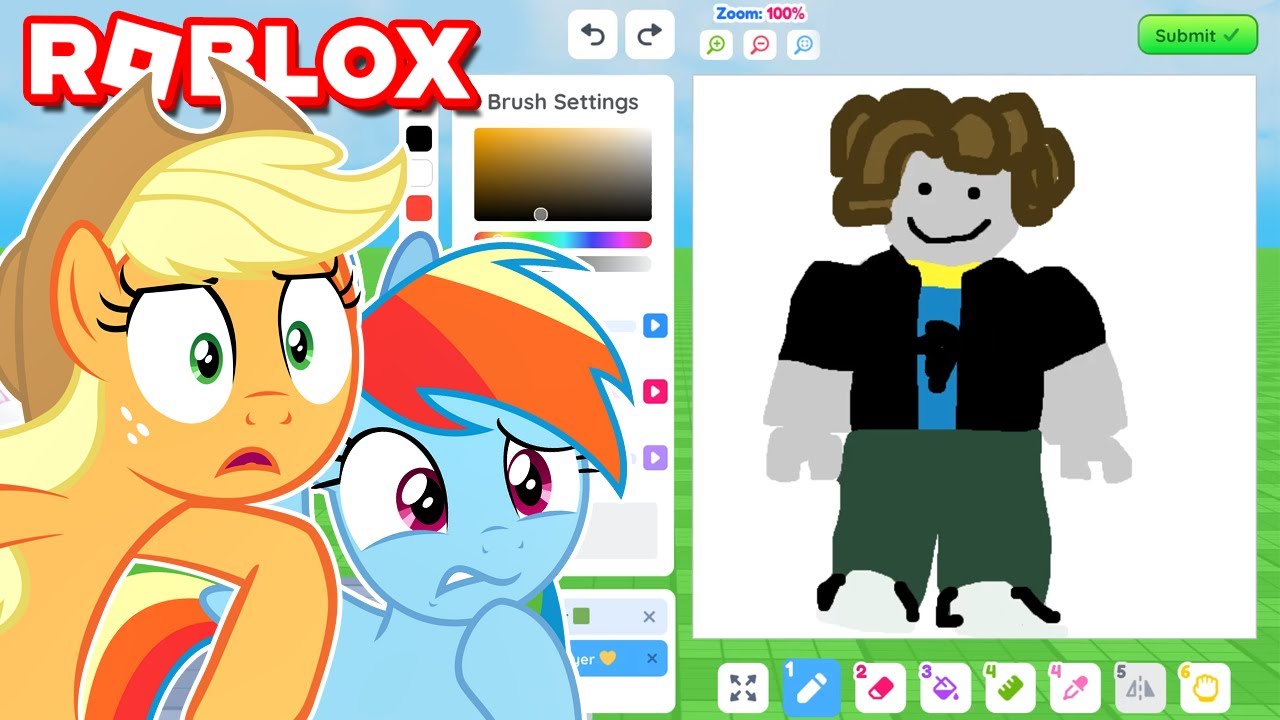 DESENHANDO JOGADORES do ROBLOX (Draw Me) 