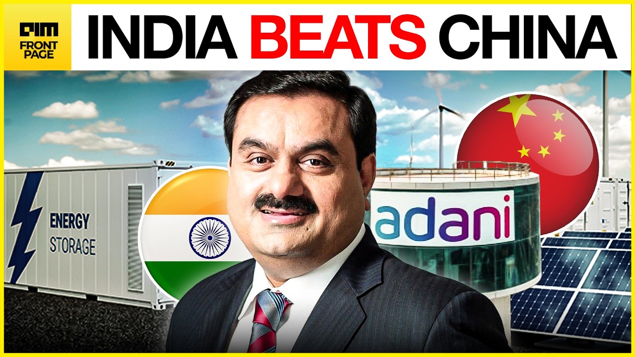 BIG MOVE: Adani's 3.37 GWh Gujarat Battery Is Now the World's Largest Outside China