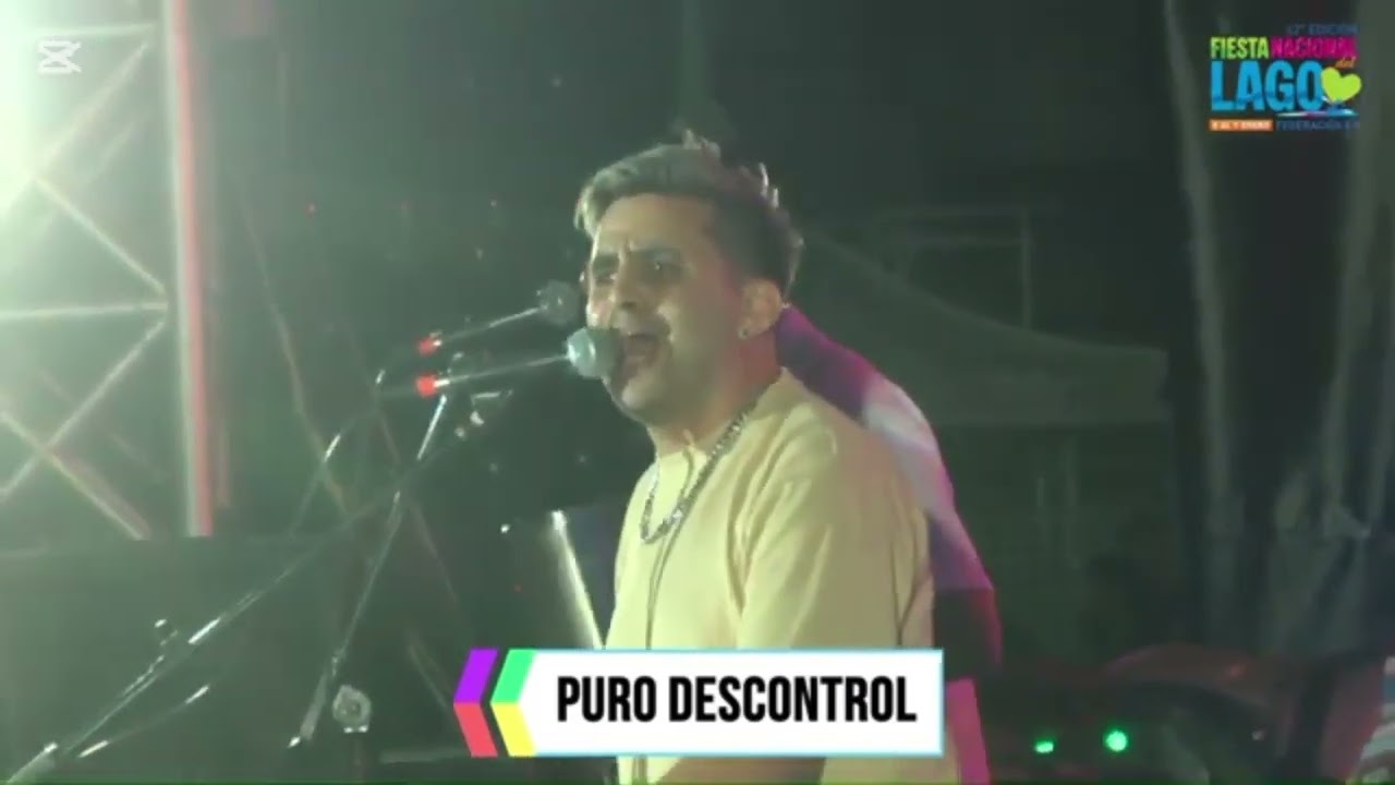 Puro ⚡ Descontrol en vivo- Fiesta Nacional del Lago domingo 11/01