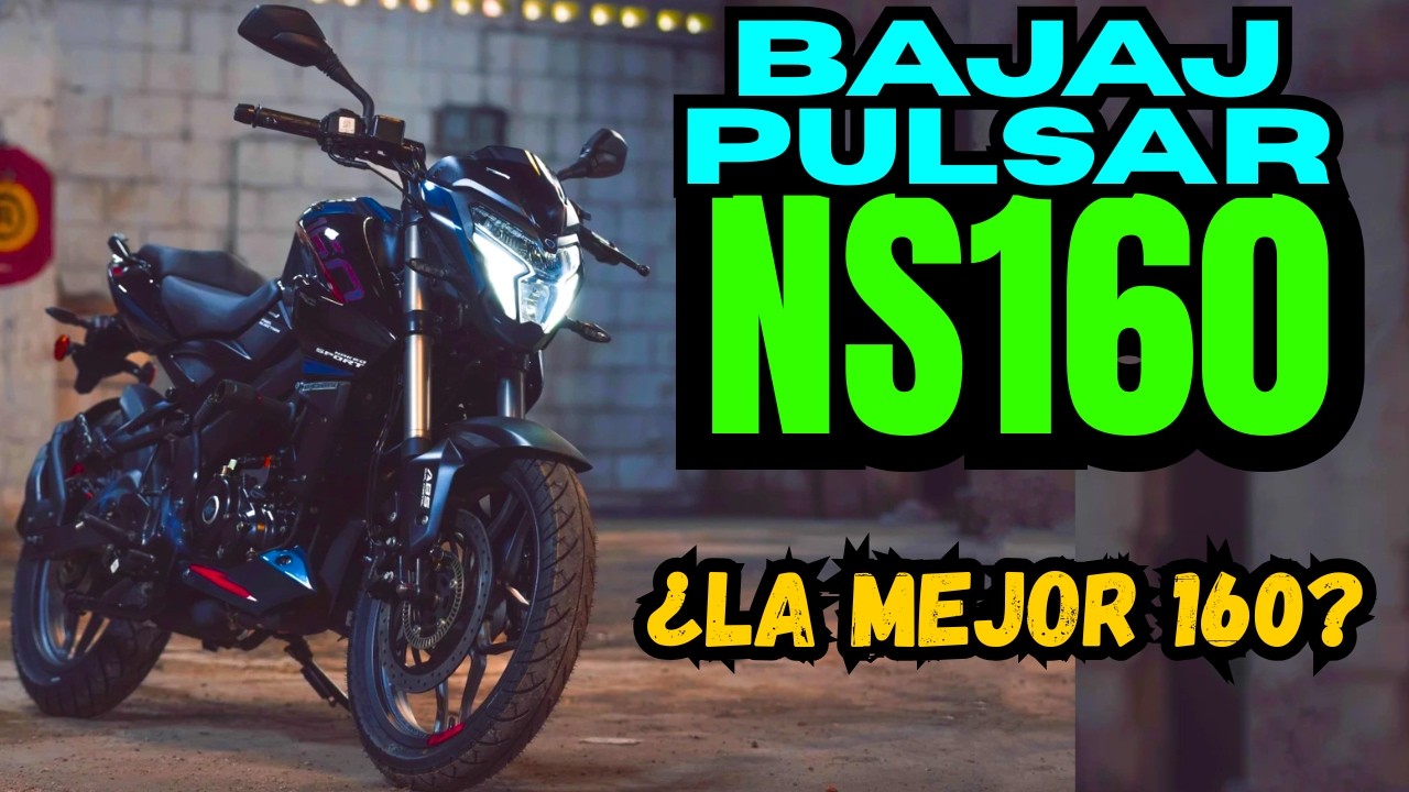 Nueva Bajaj Pulsar NS160 🔥 diseño y potencia renovada