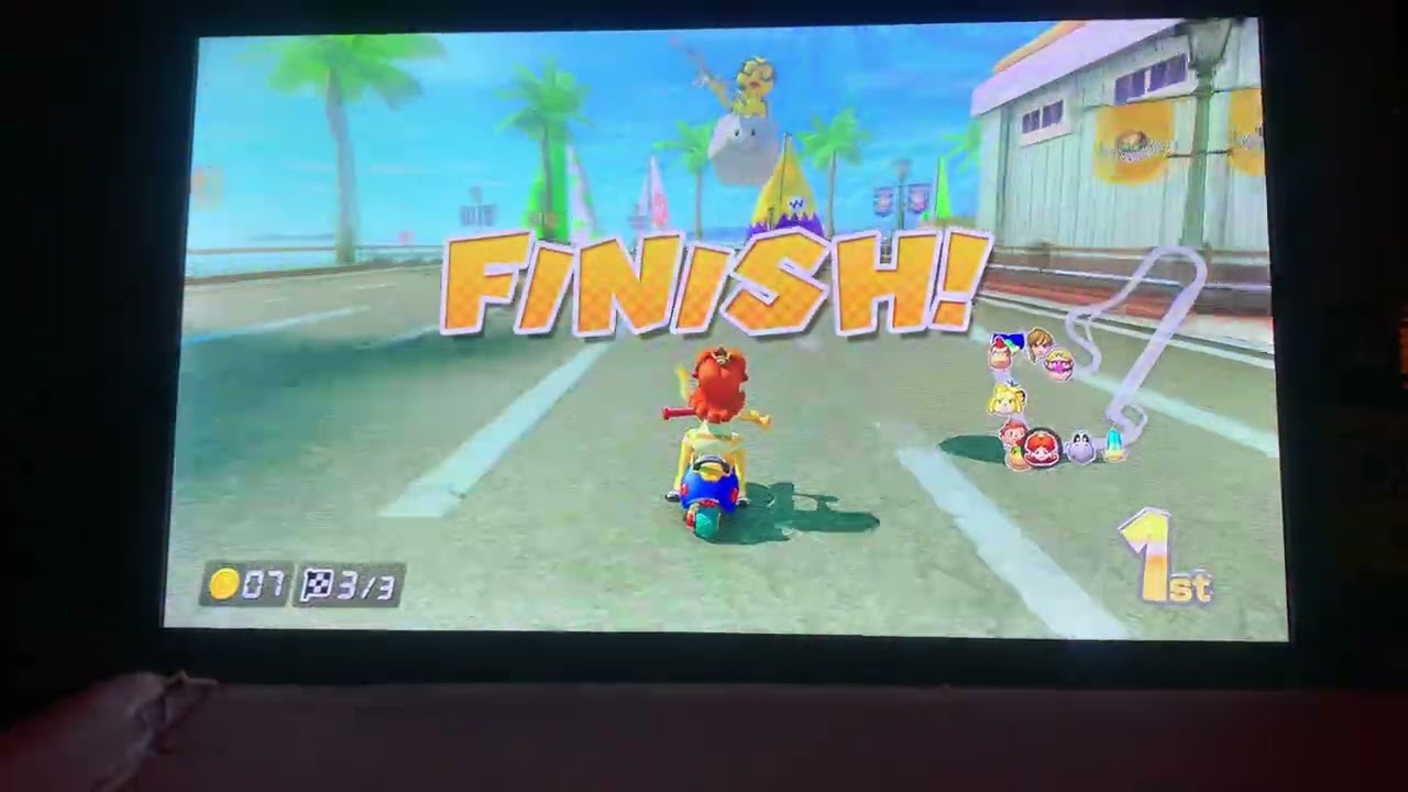 Mario kart 8 deluxe 200cc no items speed run in less than 35 minutes 