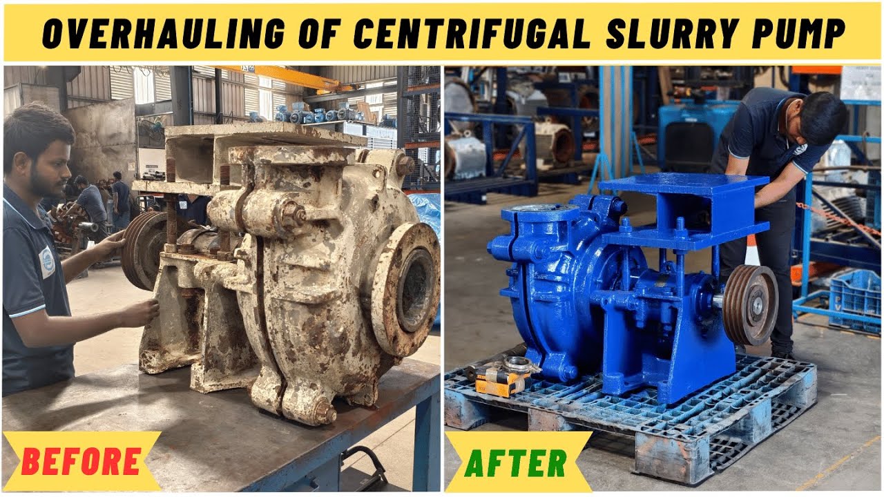 Overhauling of Centrifugal Slurry Pump