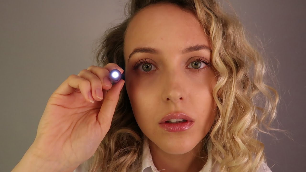 ASMR: Eye Flashlight Inspection