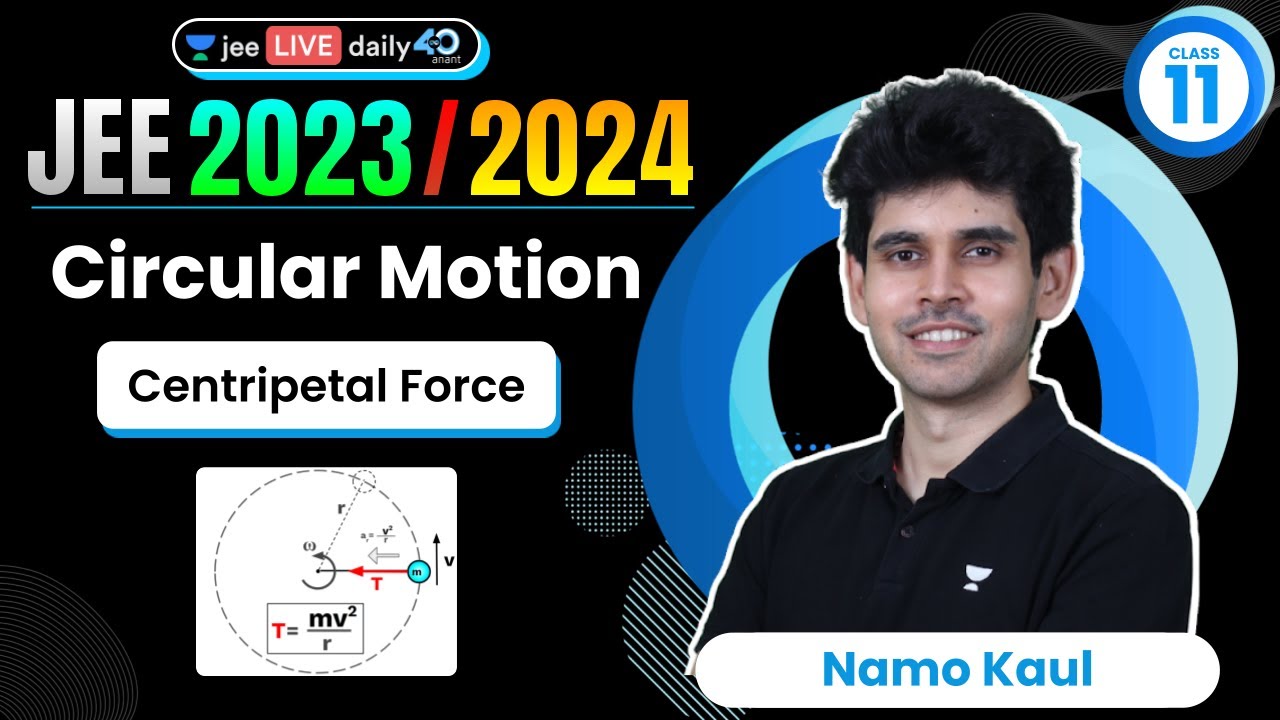 Circular Motion L2 | Centripetal Force | #jee2024 #jee2025 #jeephysics #namokaul