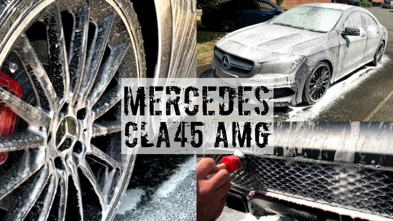Neglected Dirty Mercedes CLA45 AMG Gets Cleaned | ASMR
