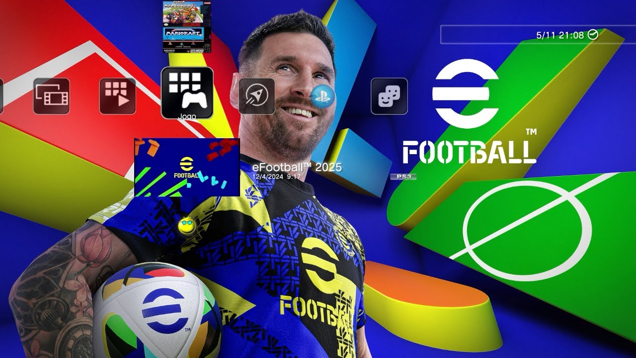 PS3 PKG EFOOTBALL 2025 EM VR PATCH DATAPACK V11.00 SEASON SUMMER BRASILEIRÃO A e B NOVO!