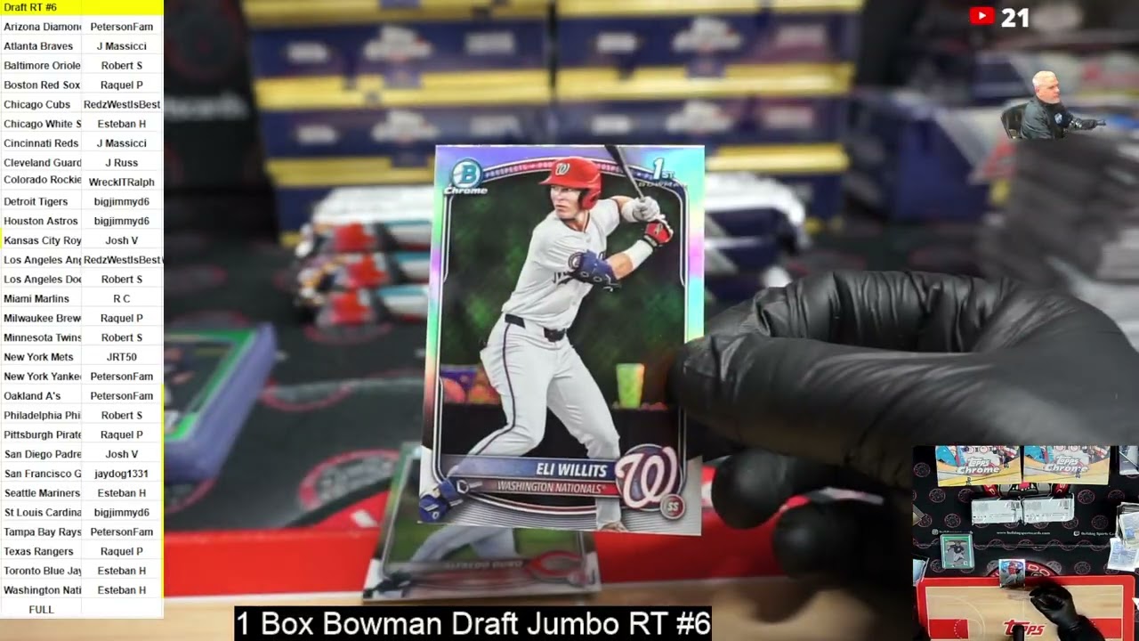 1 Box 2025 Bowman Draft Jumbo RT #6