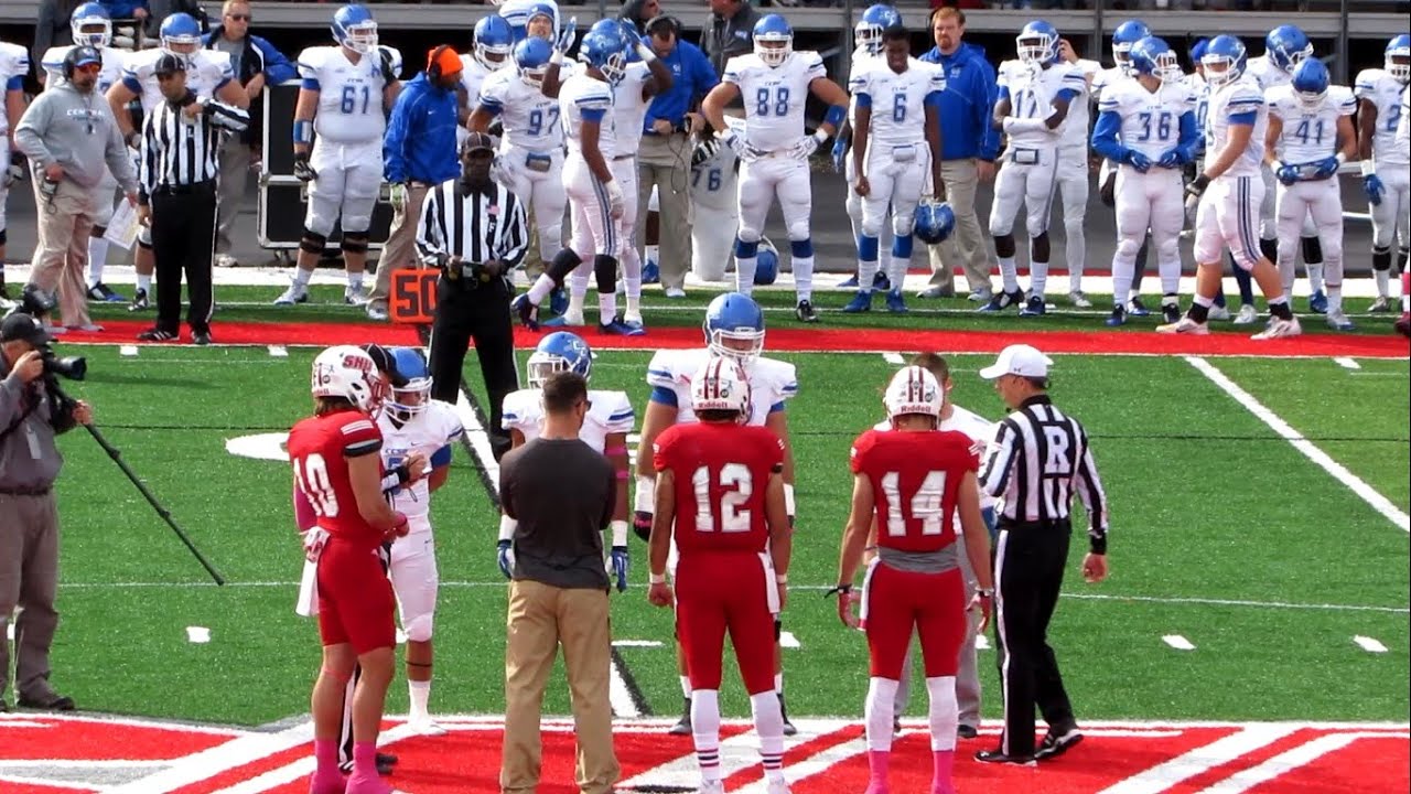 CCSU Blue Devils vs Sacred Heart Pioneers - College Football Game - Campus Field - October 24, 2015