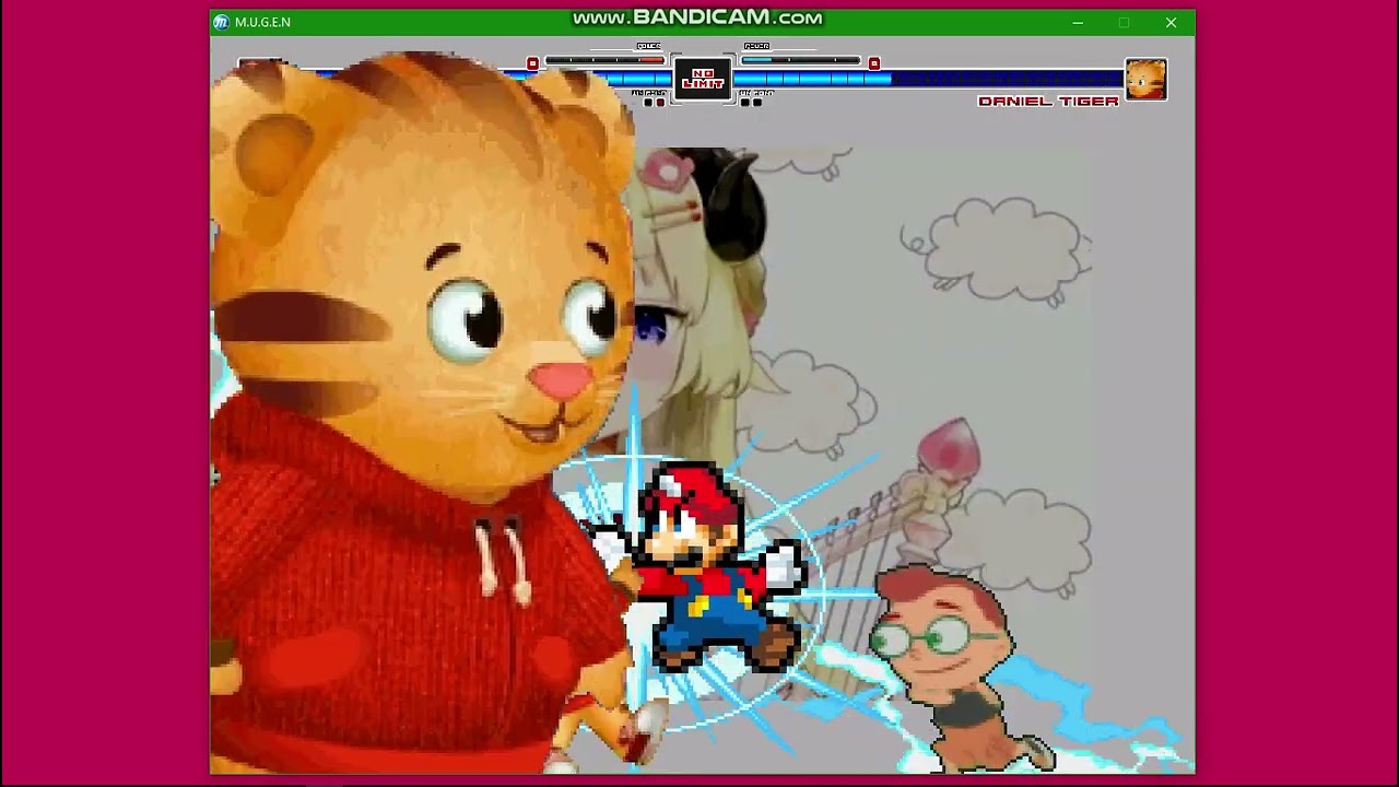 MUGEN REQUEST:Anime Leo and Super Better Mario vs Daniel Tiger|MUGEN ALL STARS 1.1B🎈