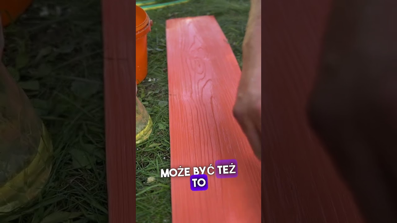 Imitacja deski na elewacji. Technika dekoracyjna efekt deski na elewacji. #ArmaReno #Caparol #deska