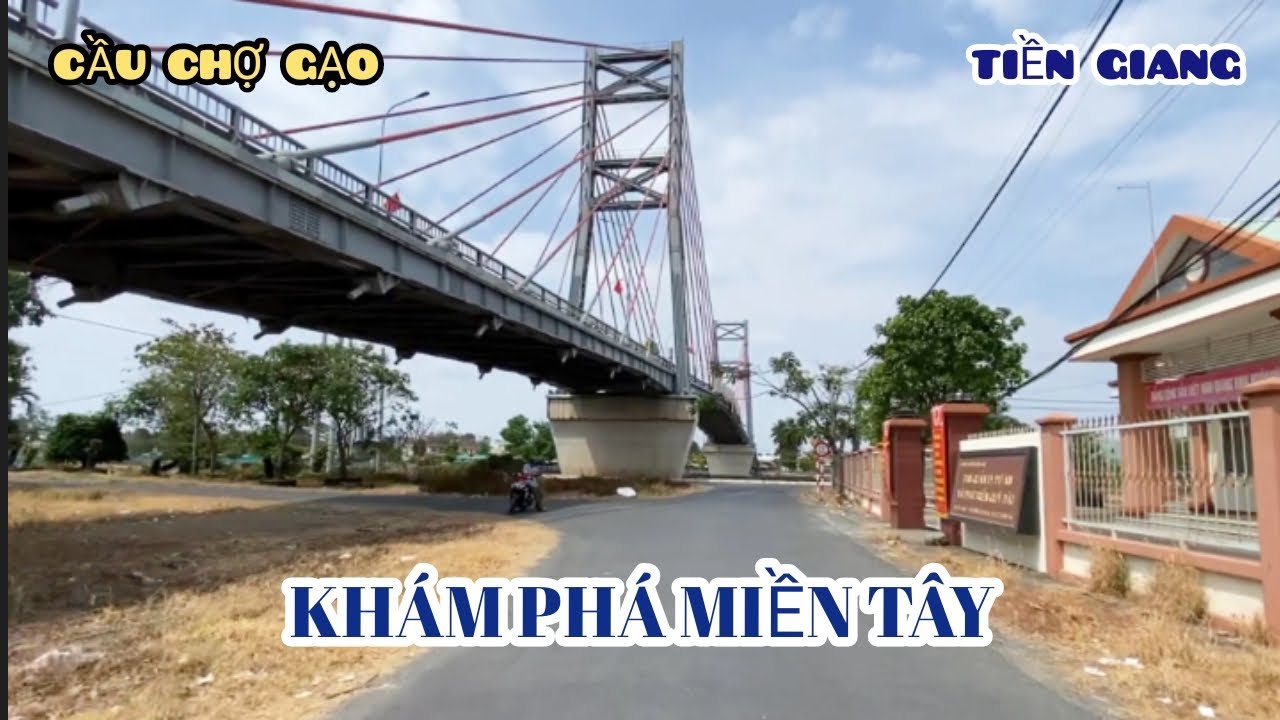 Về Quê Chợ Gạo Tiền Giang . Ngắm Cảnh Sông Nước Hữu Tình 