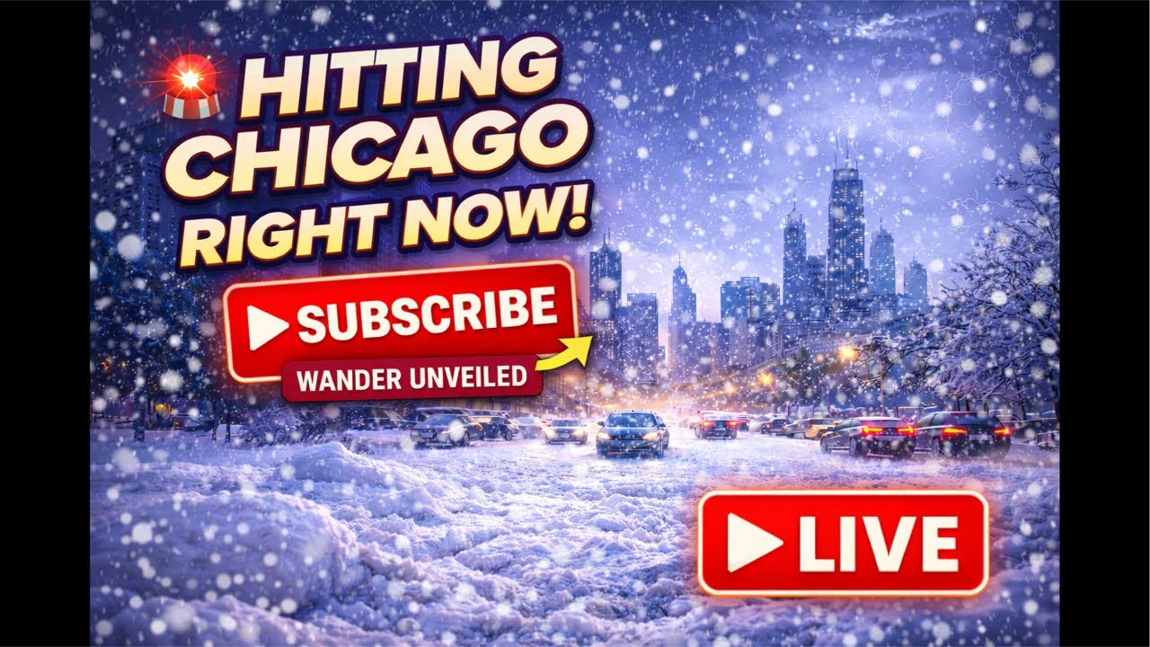 ❄️ MASSIVE SNOWFALL IN CHICAGO RIGHT NOW! | LIVE