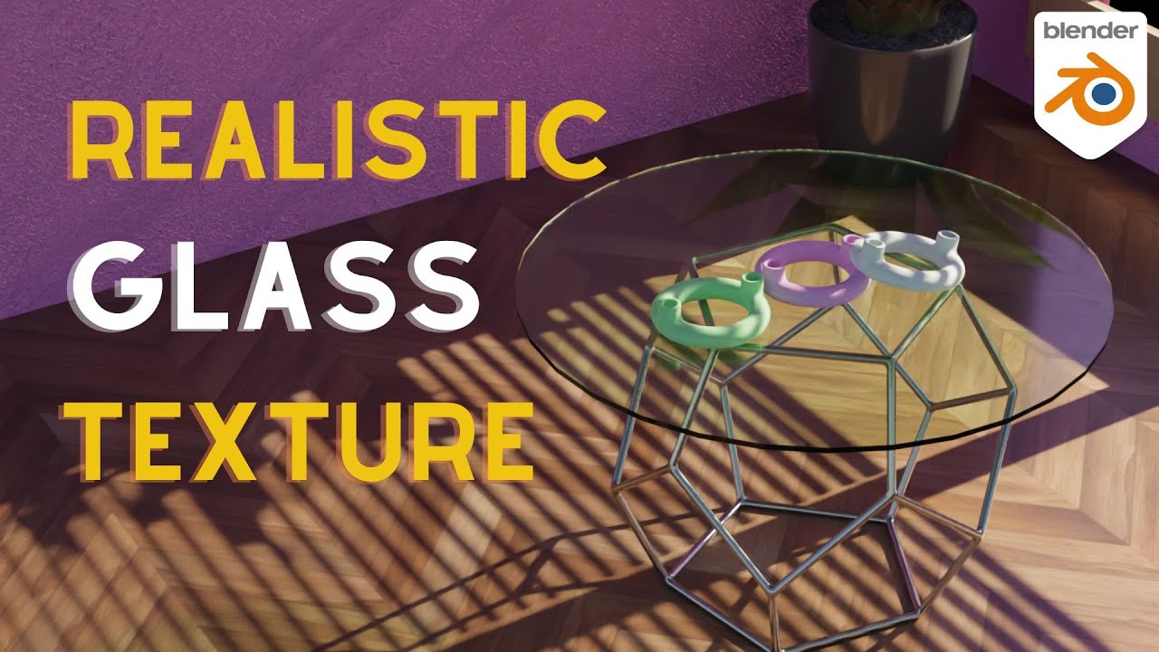 BEST REALISTIC Glass Texture in Blender!!!