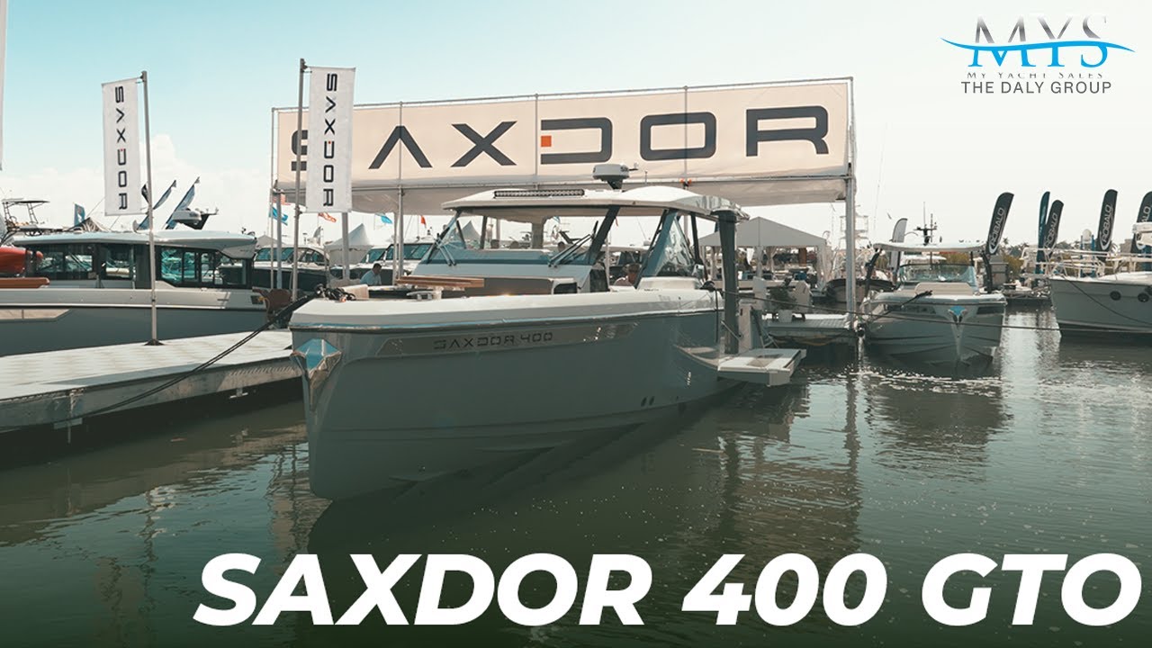 SAXDOR 400 GTO Walkthrough | Palm Beach International Boat Show 2024 - The Daly Group