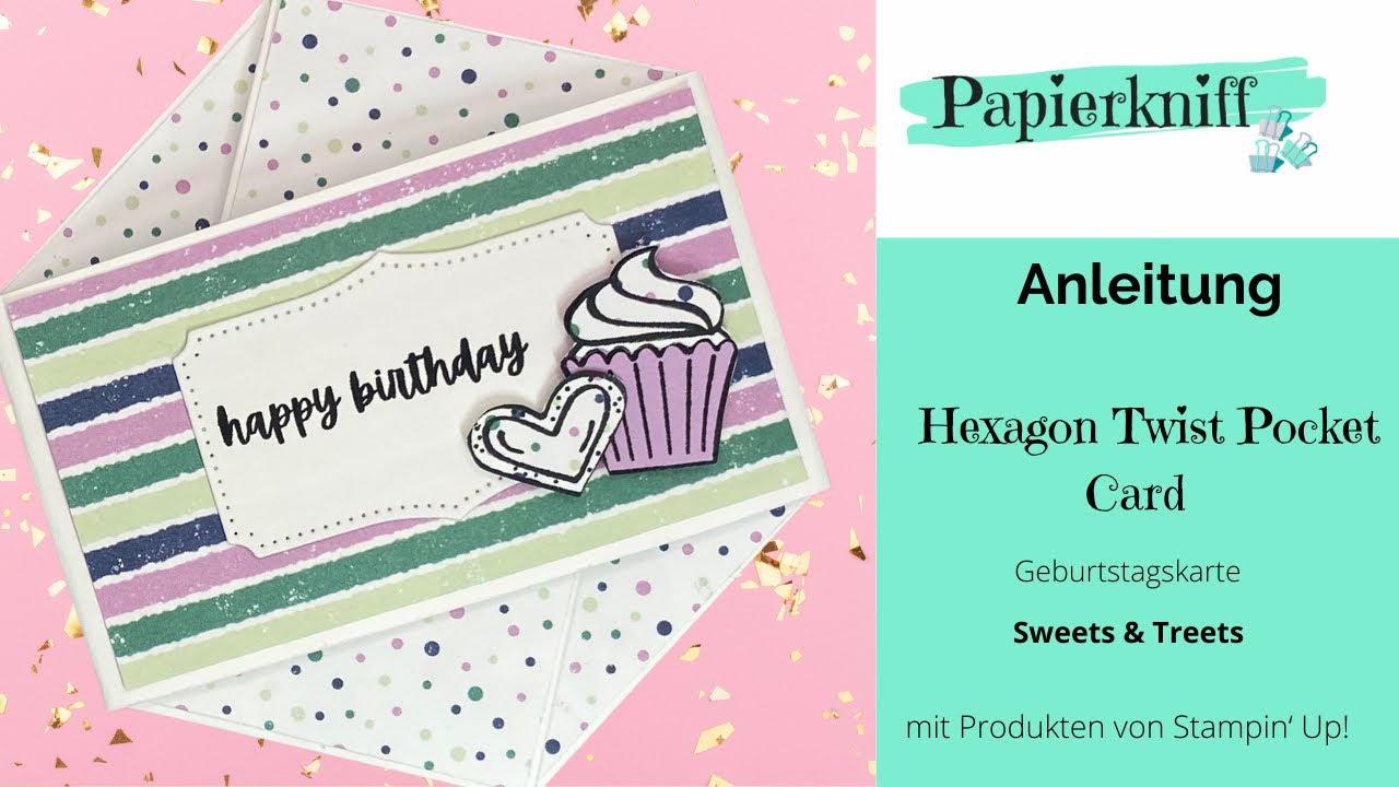 🧁 Tutorial 🧁 Hexagon Twist Pocket Card