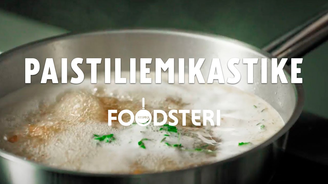 Paistiliemikastike &ndash; tee n&auml;in