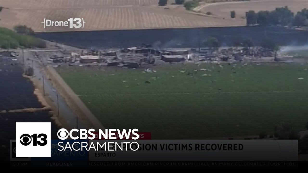Remains of missing 7 workers found after explosions at fireworks warehouse in California