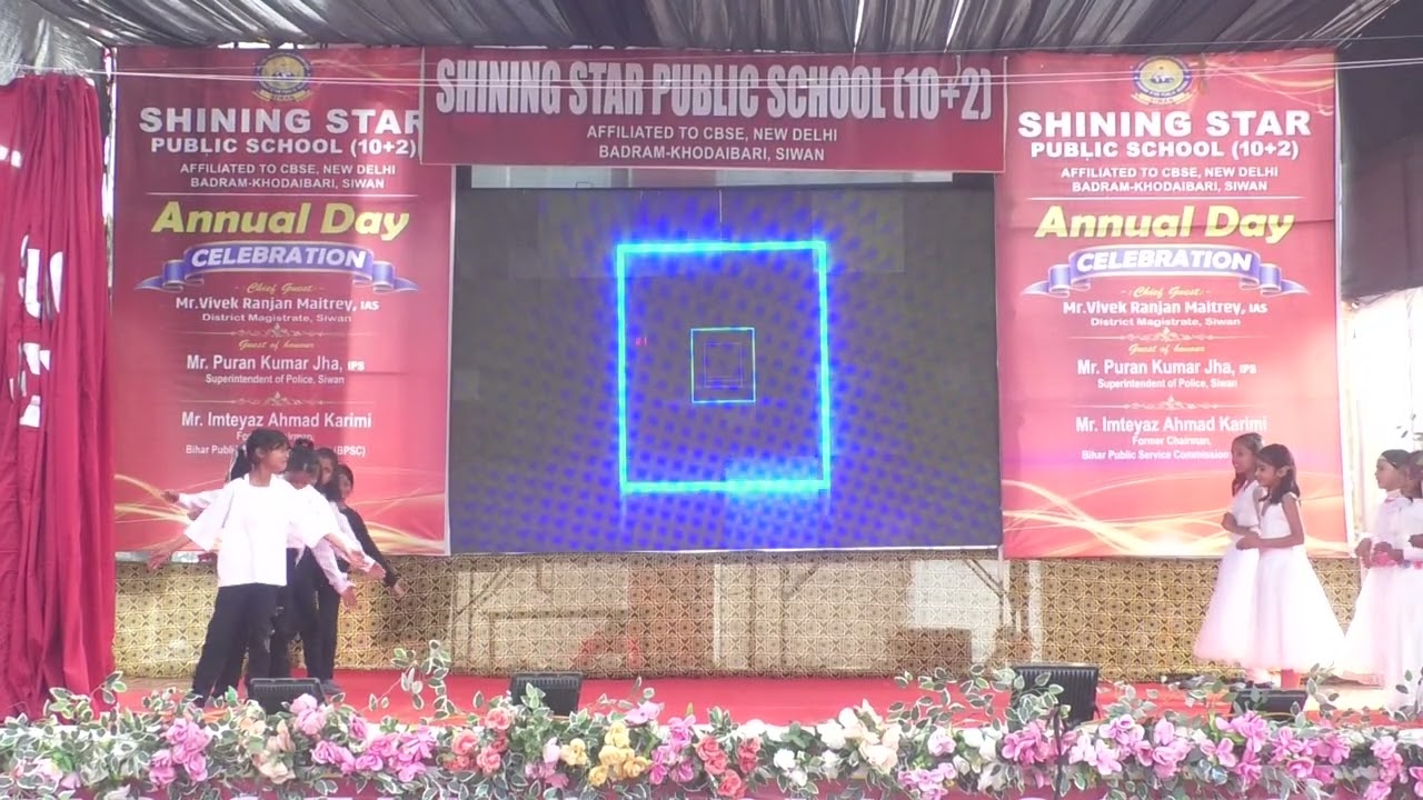 Tiny stars of Shining Star Public School shone brightly with a vibrant dance at Annual Day event.
