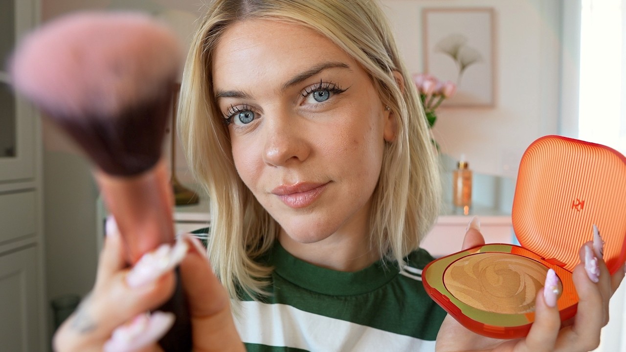 ASMR RP | Maquillage de printemps tout doux 💐 (layered sounds)
