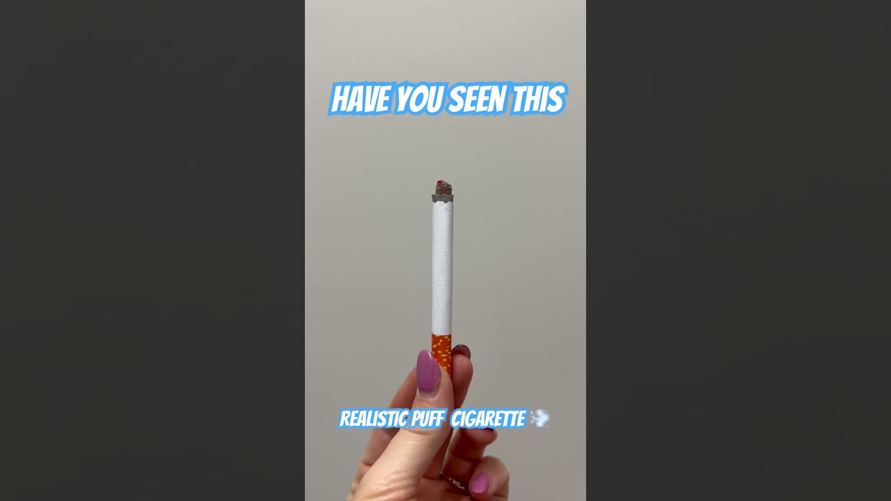 Item JW-0129 - Ultra realistic fake cigarettes make the perfect gag or prop! Blow to create smoke!